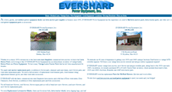 Desktop Screenshot of eversharppowerequipment.com